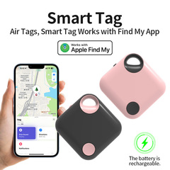 新款全球防丢定位器MFI认证FindMy配对适用苹果airtag定位追踪器