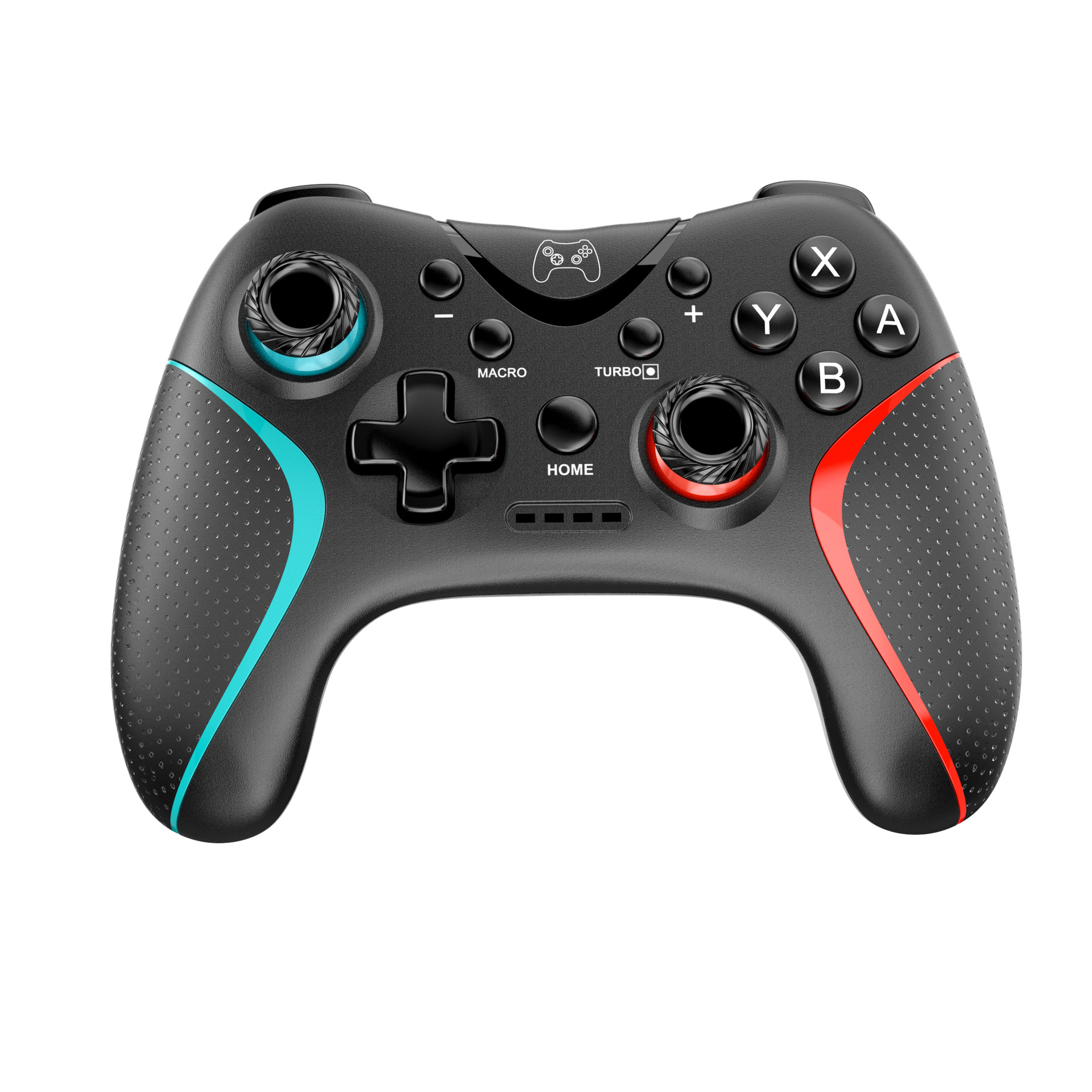 Interruptor inalámbrico del interruptor del GamePad manija de Bluetooth uno-haga clic el botón de programación de la parte posterior del anfitrión de la alarma