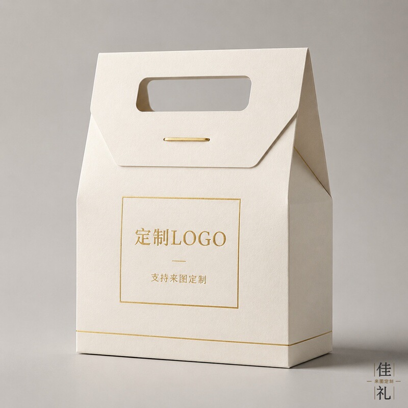 Fashion store's new gift shopping paper bag with handle, high-end custom-made, direct from manufacturer, in stock with free shipping
