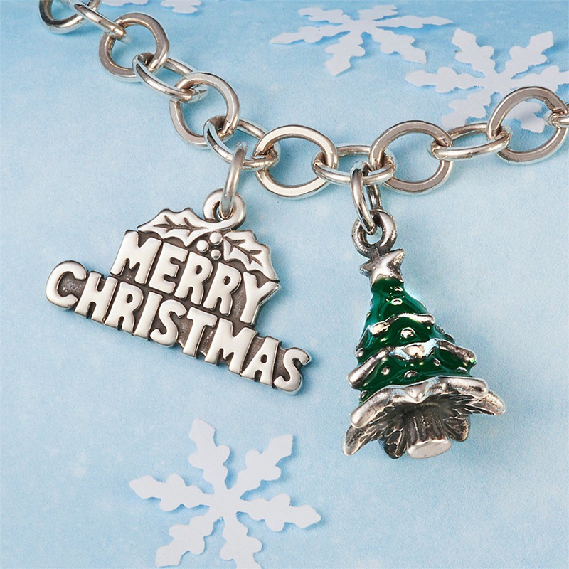 Cute Animal Cartoon Stainless Steel Plating Christmas Jewelry Accessories display picture 1