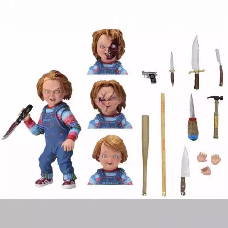 NECA ゴーストベイビーチャッキーカルトチャッキーデラックスエディションホラーゴーストベビードールフィギュアハンドモデル|undefined