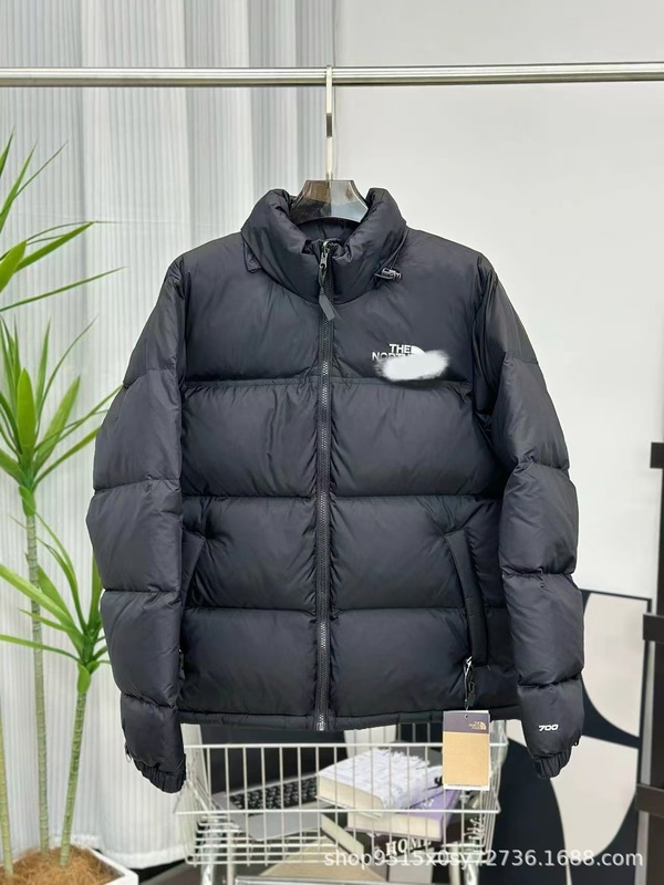 北脸冬季爆款美版羽绒服男女情侣款加厚防寒白鸭绒外套潮流宽松版|undefined