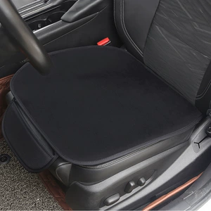Flannel Car Seat Cushion Winter Plush Universal Car Seat Cover Suede Warm Non-Slip Car Seat Cushion Cover