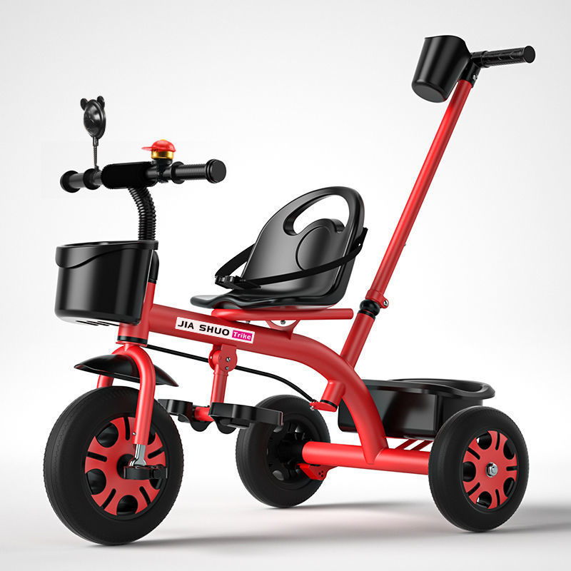 Nuevo triciclo para niños, cochecito, bicicleta, cochecito de tres ruedas para bebés de gran tamaño.