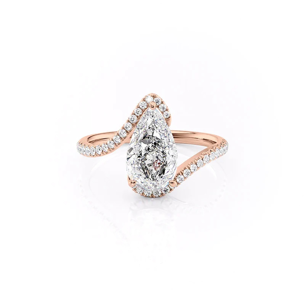 Bague en zircon en forme de goutte d'eau en forme de poire 8 * 12 incrustée à la main, vente chaude et explosive, nouvelle bague créative pour femme_voghion.com