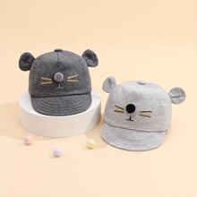 V 35146 Cat Print Kids Baseball Cap è���ͯ����Ѽ��ñ