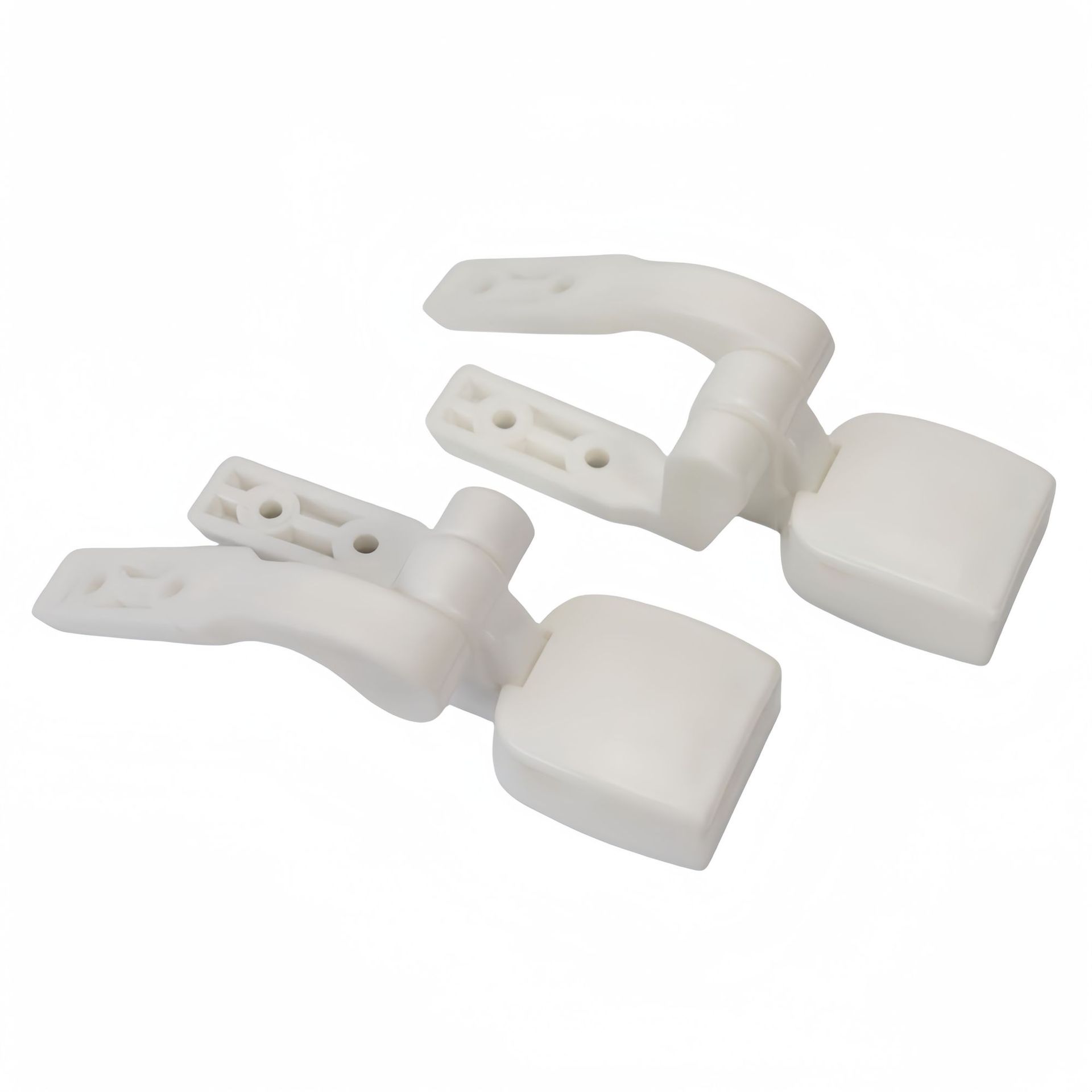 Fábrica directa cubierta de inodoro bisagra de plástico con accesorios de tornillo tipo desmontaje rápido image 5