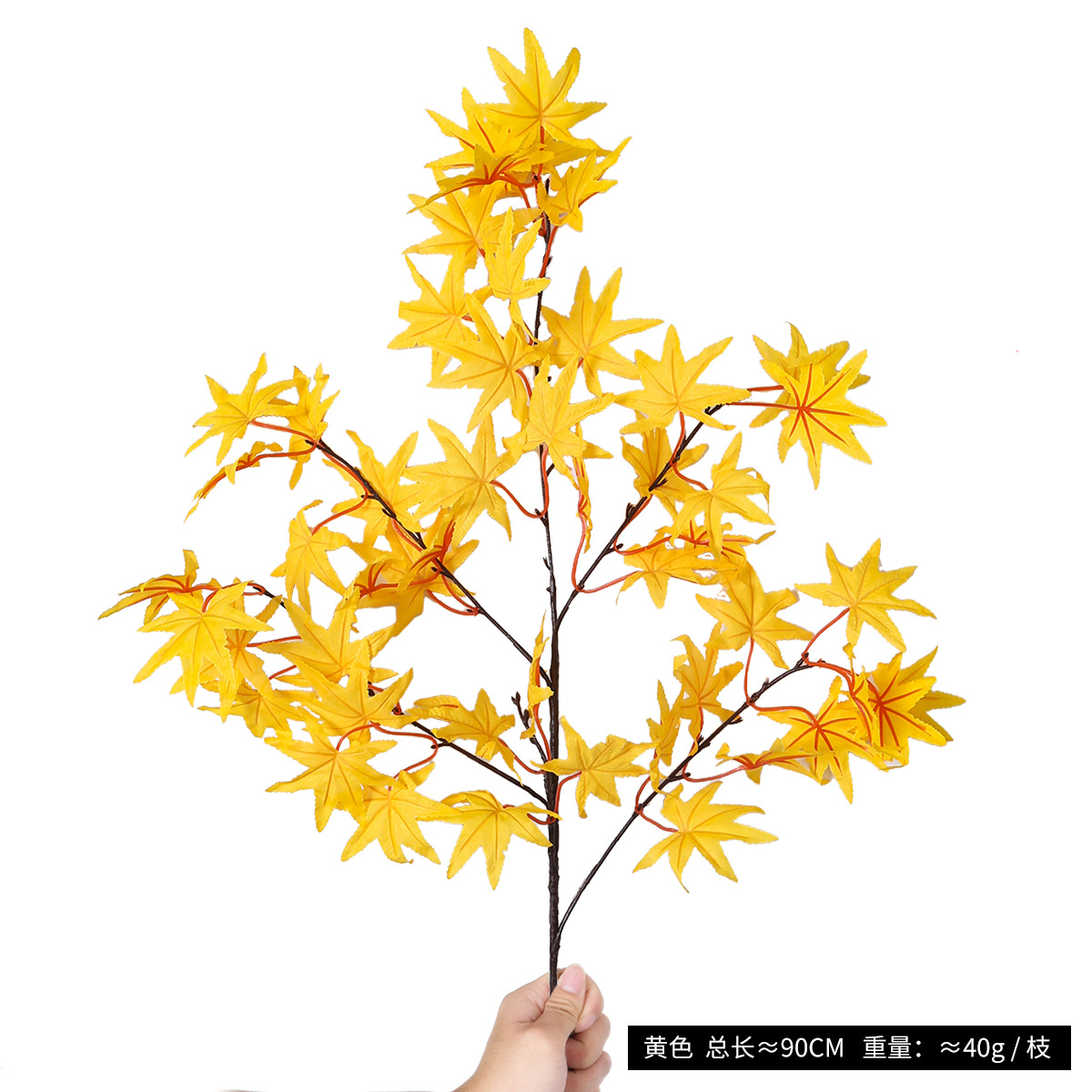 Fuente transfronteriza de simulación de hoja de arce de otoño de hoja de arce fotografía decoración de boda de Halloween hojas de decoración