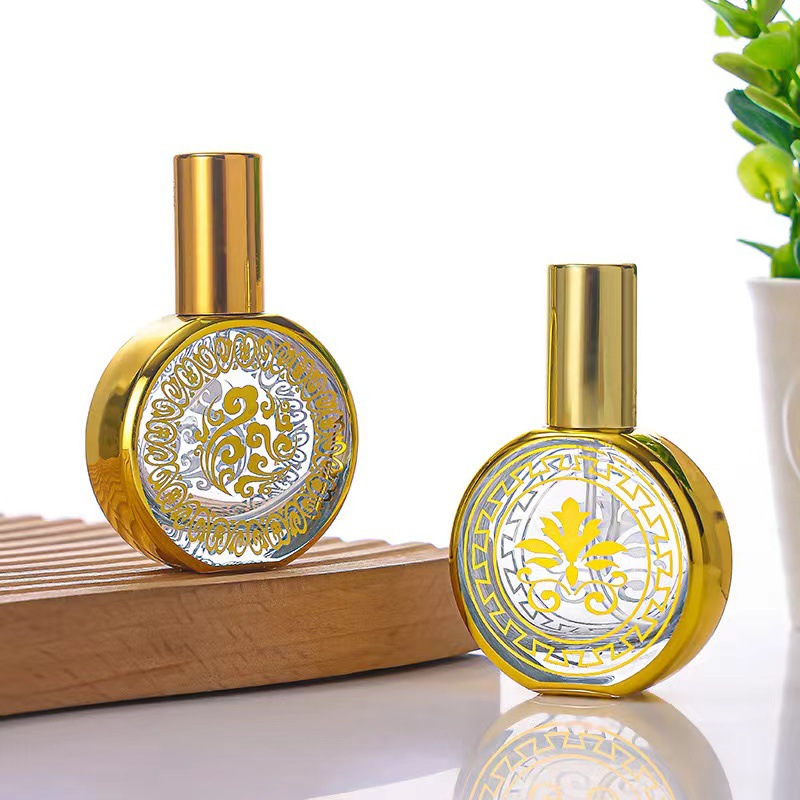 供应螺纹口香水瓶裸瓶喷雾瓶13口径玻璃瓶半圆形