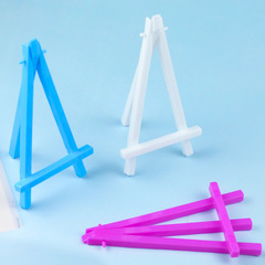 Children's plastic display easel mini student small three-legged stand blue frame picture frame for wholesale from the manufacturer