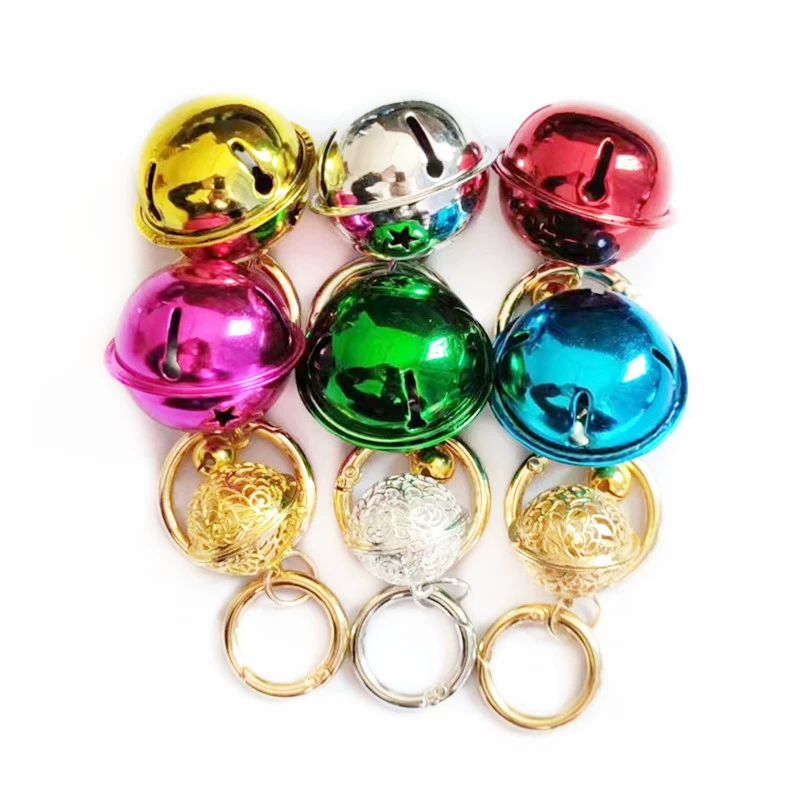 Кулон-колокольчик для домашних животных Тедди Фаду Лабрадор Золотые волосы Собака Большой колокольчик Кошка Анти-потерянный полый колокольчик