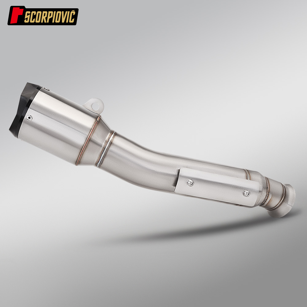 Motorcycle Exhaust Pipe Modification: Cfmoto 800Nk Stainless Steel Integrated Mid-Tail Section Silencer, Non-Destructive Installation