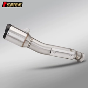 Cfmoto 800Nk motosiklet paslanmayan polad orta-quyruq hissə susturucu, zərərsiz quraşdırma