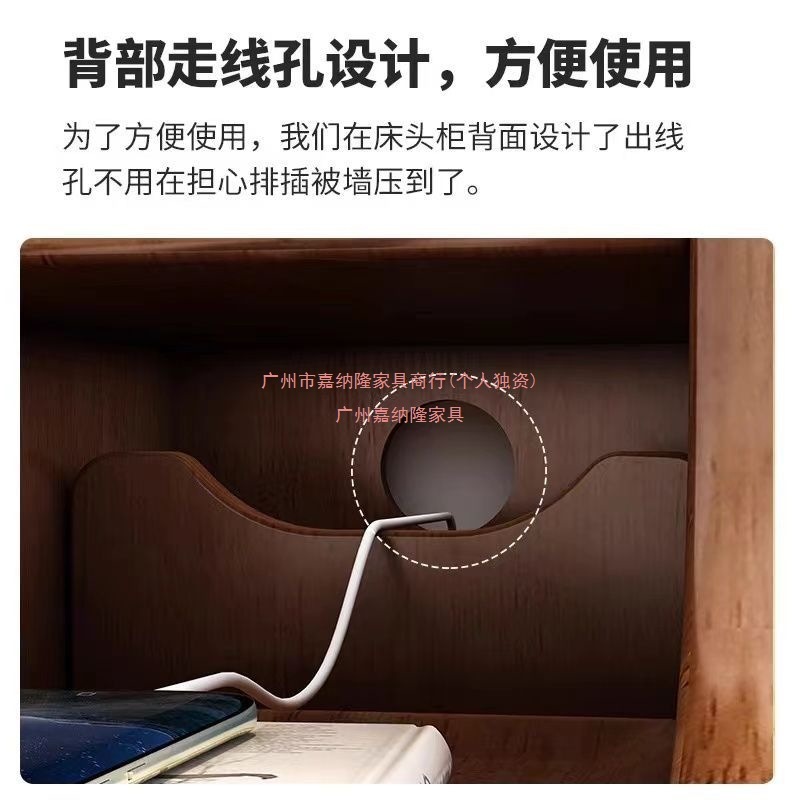 全实木床头柜迷你小型卧室极窄床边柜超窄夹缝收纳简约现代置物架|undefined