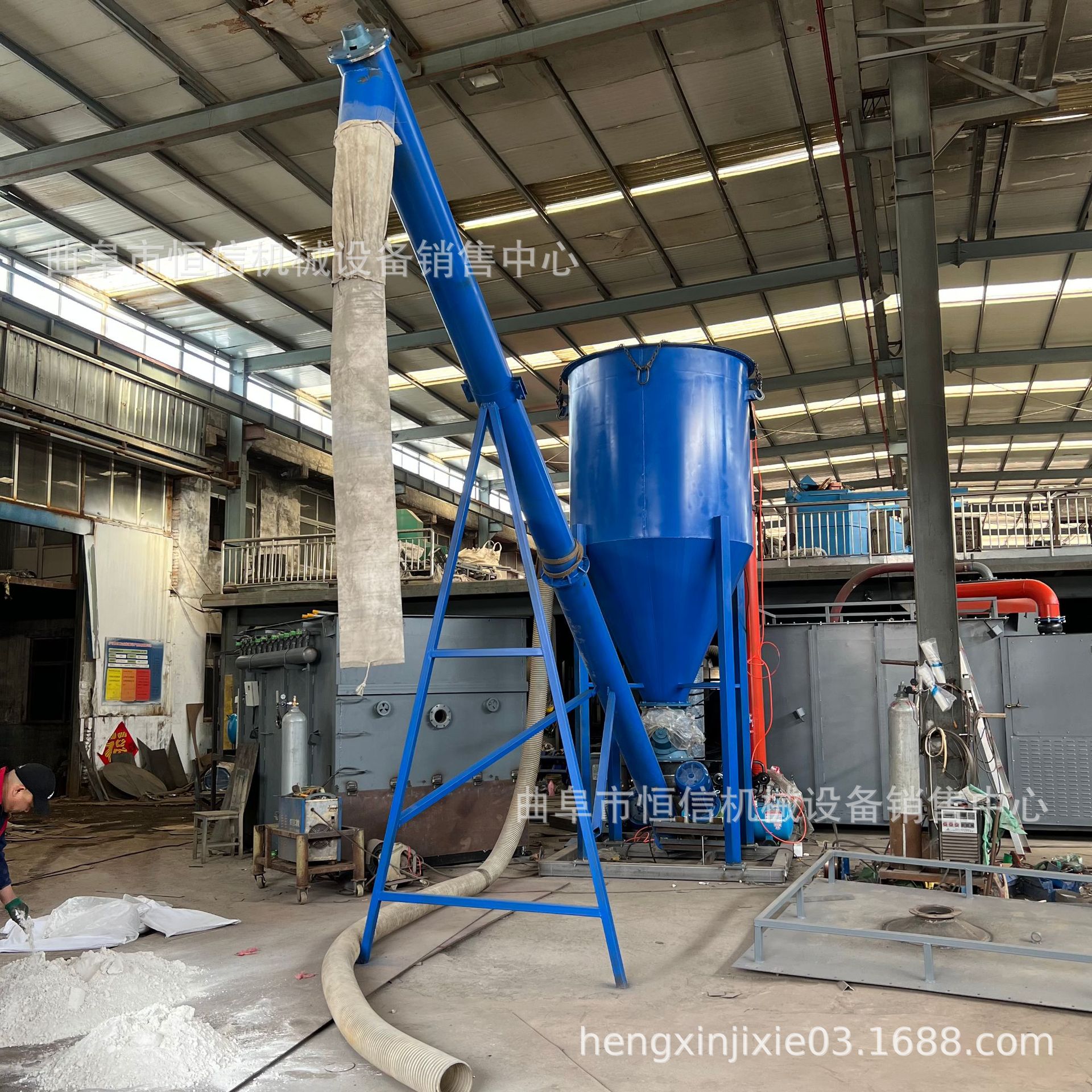 河北碳酸钙粉末装罐车气力吸灰机zcjb 矿石粉末气力吸灰机厂家