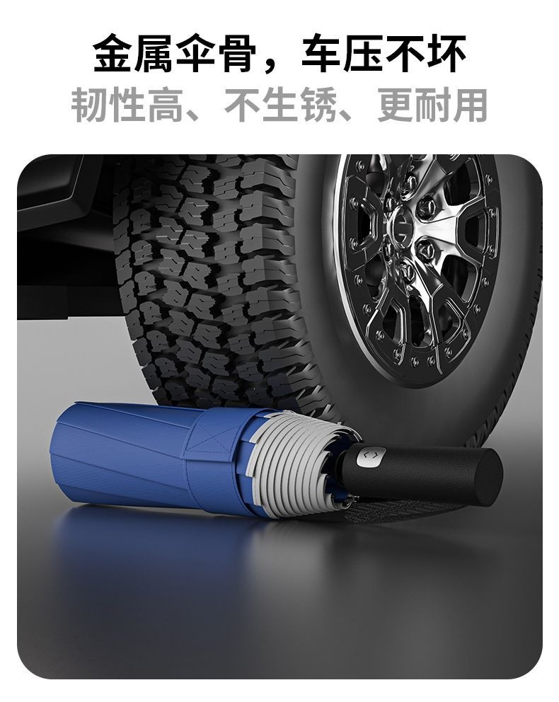Special umbrella for electric vehicles, thickened and foldable, new model for sun and rain protection, detachable, a must-have for electric bikes on rainy days