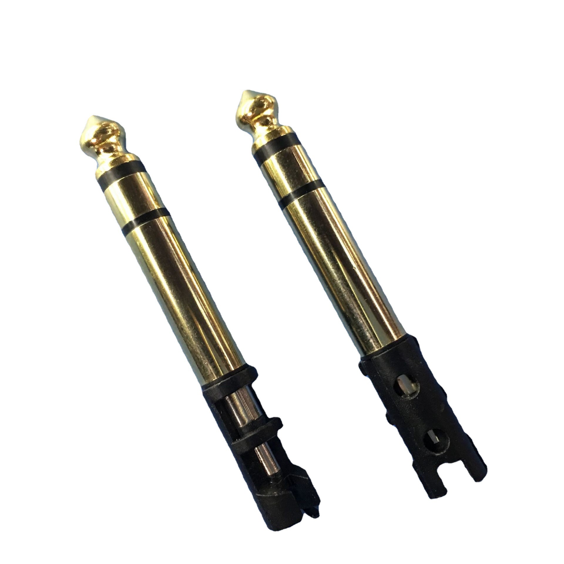 专业销售6.35插头镀金  6.35话筒插头  6.35立体插头 6.35镀金头