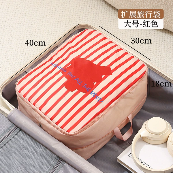 Red travel bag