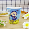 Cartoon cute children's tableware with glass, wholesale