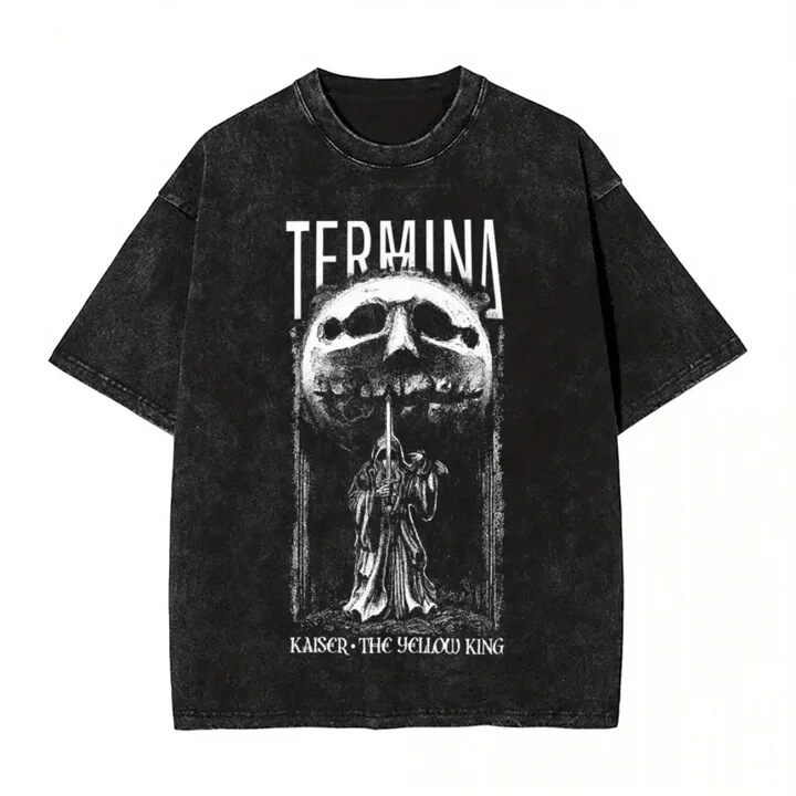 Men's T-Shirt Terminal King Caesar Clothing Hip-Hop Style T-Shirt Hunger T-Shirt Washed Fear T-Shirt and Women's Streetwear Men's T-Shirt Terminal King Caesar Clothing Hip-Hop Style T-Shirt Hunger T-Shirt Washed Fear T-Shirt and Women's Streetwear