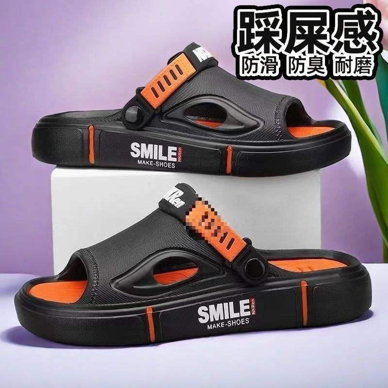 拖鞋男士夏季外穿防滑新一字潮流开车两用运动沙滩凉鞋|undefined