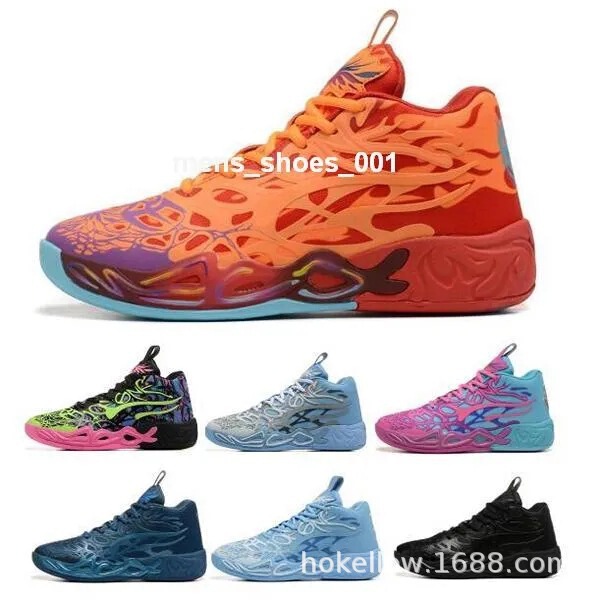 Cross-Border Wholesale Putian Lamelo Ball Mb.04 Three-Ball Men's and Women's Non-Slip Wear-Resistant Cushioning Sports Basketball Shoes