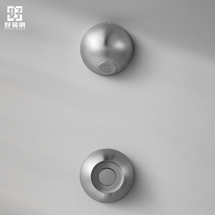 Special hanging embedded hot and cold shower faucet concealed shower switch for conversation room of prison detention center
