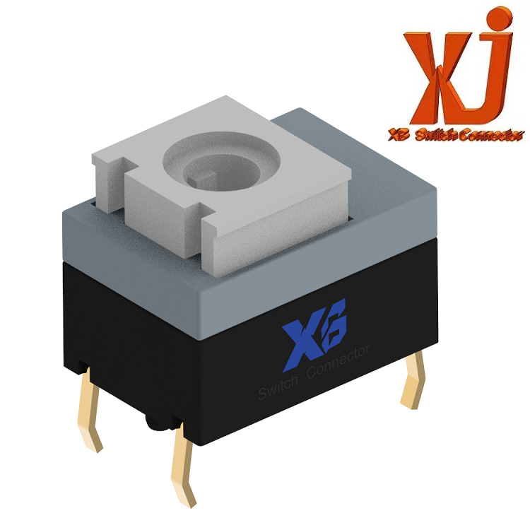 批发轻触开关 立式插件按键开关 现货四脚插件 正按轻触开关