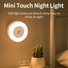 タッチセンサー充電式 LED ナイトライト寝室廊下省エネベッドサイドランプ赤ちゃん授乳ナイトライトクロスボーダー限定