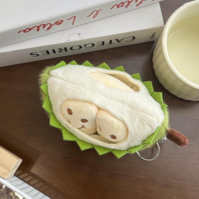 毛绒榴莲玩偶解压撕拉玩具毛绒箱包挂件公仔节日礼品创意玩偶现货|undefined