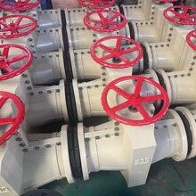 塑料软密封法兰管夹阀 GJ41X-10S手动塑料管夹阀图片