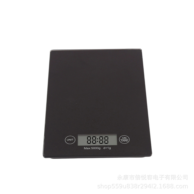 跨境家用电子厨房秤小型克称精准厨房烘培食物不锈钢玻璃称重秤|undefined