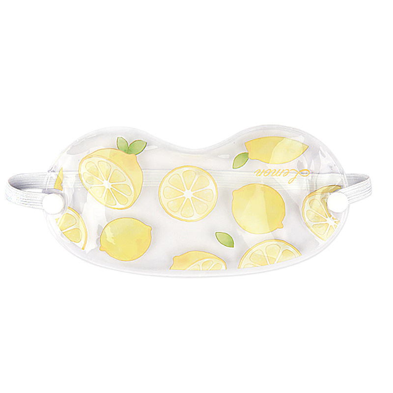 아이스 아이 마스크-투명 레몬