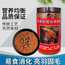常胜红嘴红脚鸟食提性壮膘营养凶猛战斗力强斗鸟料打口料饲料