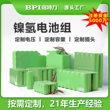 2.4V-48V鎳氫電池組 5號7號果綠色大容量掃地機NiMh可充電電池包