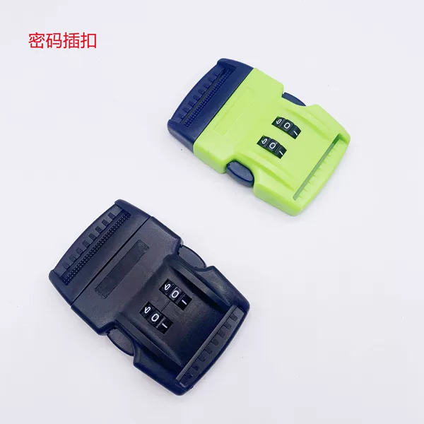 Baby toddler strap buckle two customs 38mm password buckle luggage binding plastic buckle