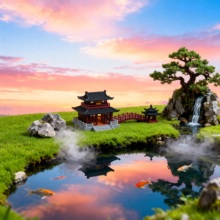 ?��ʽ�Ž��B�[��ģ���쾰�[����ɽ��ˮʯˮꑸ�΢���^�辰�ز�