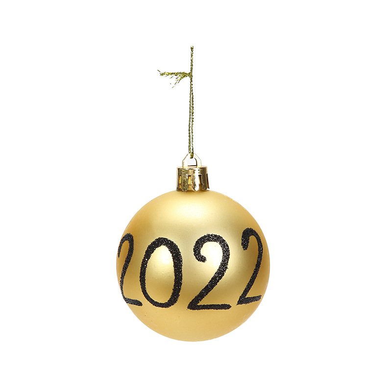 2023亚马逊圣诞球套装6CM套装圣诞球套盒礼盒圣诞树装饰 跨境新品