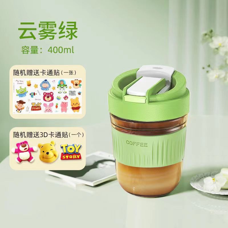 新商品のマカロン色のグラスは携帯してお茶のコップを随行して、手持ちのストローの双飲のコーヒーカップの卸売りの贈り物を持ちます。|undefined