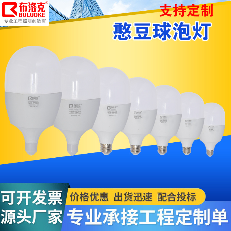 Custom processing led bulb Rich handsome Bulb lamp Screw indoor lighting Three led Bulb lamp