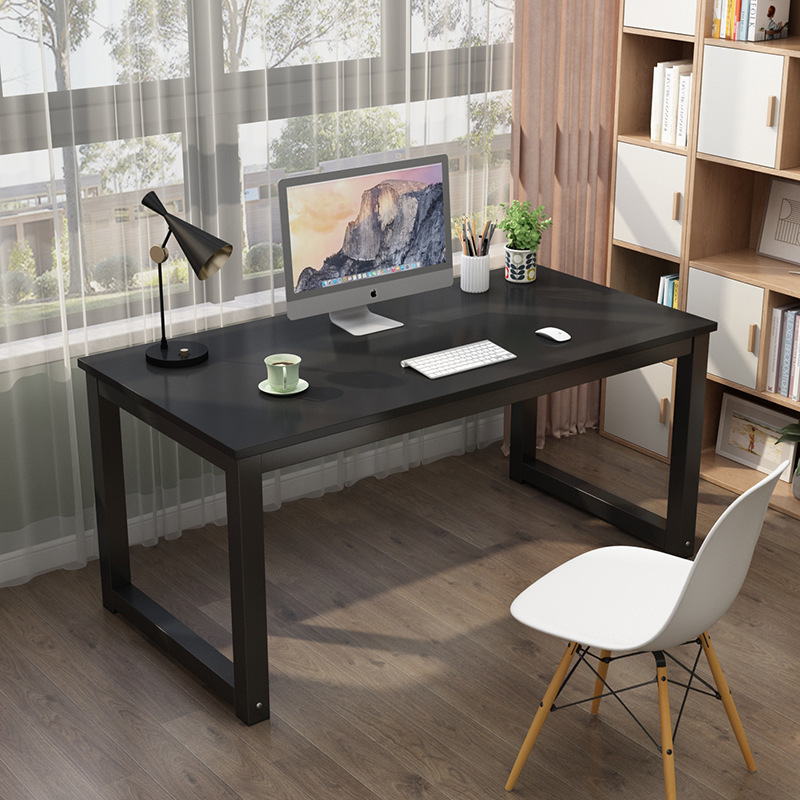 Desktop computer desk for home, minimalist study desk, employee office desk, simple desktop computer desk