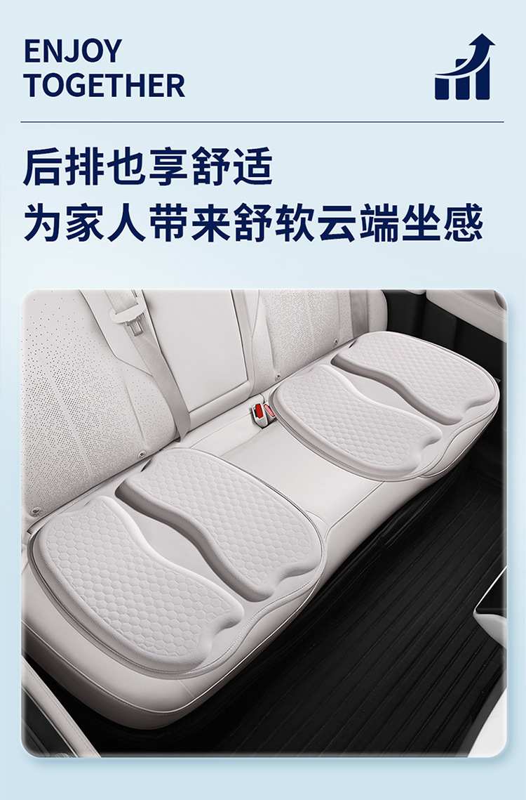 Wholesale Car Seat Cushion Summer Cooling Pad Breathable Gel Seat Pad for Hemorrhoids Single Piece Summer Ice Pad for Long Sitting