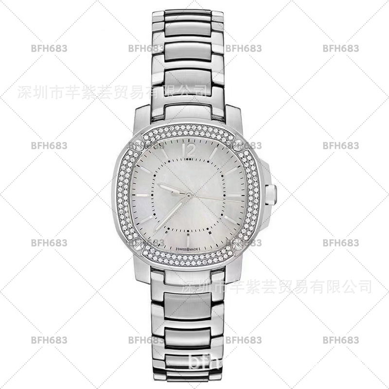 (2개) 남성과 여성을 위한 새로운 스위스 쿼츠 BU 시계 BBY1700 커플 스틸 밴드 쿼츠 시계 대외 무역 전자 상거래 구매 대행사