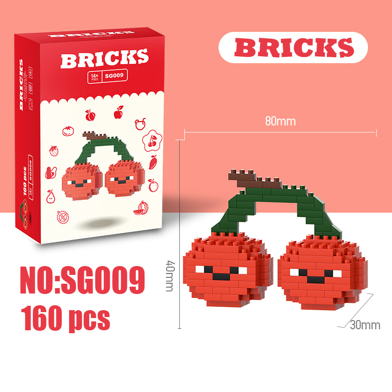 Modelo de Bloques de Construcción en Miniatura de Plástico DIY