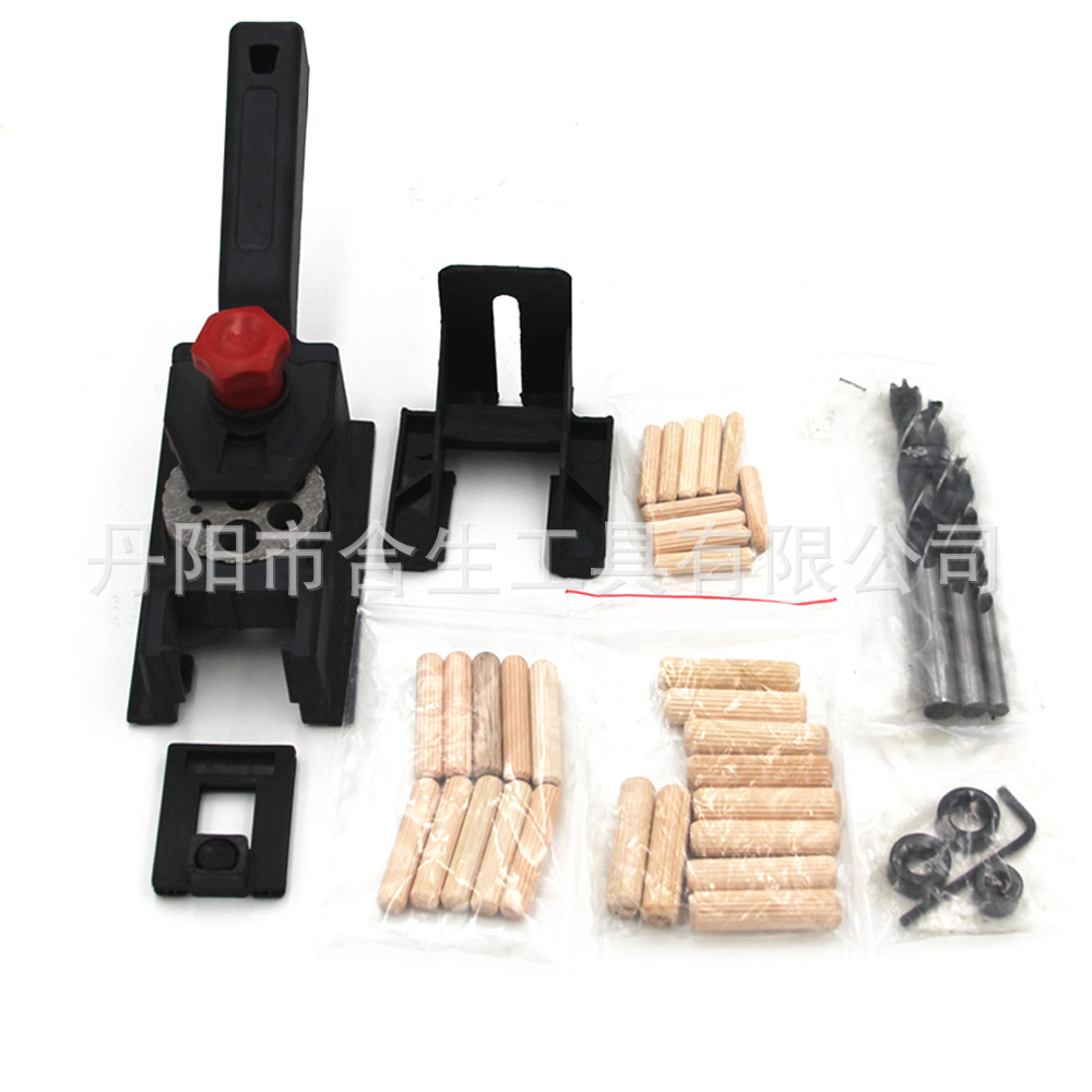 Transfronterizo de 10 hoyos de carpintería punzonado dispositivo de fijación de límite de posicionamiento DIY Carpintería 3-12mm anillo de límite de perforación traje