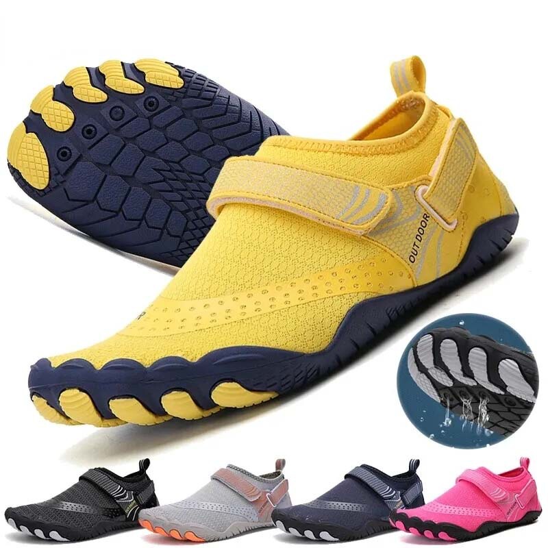 Cross Border plus size Tracing Shoes Men's and Women's Wading Shoes Quick-drying Beach Barefoot Swimming Diving Shoes Surfing Water sneaker