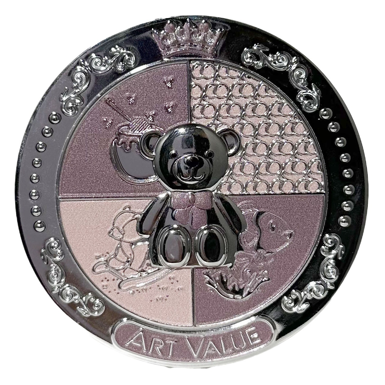 Art Value Bear Knight Powder Cooking Soft Mat Natural Maquillaje Brillante Maquillaje de Chica Maquillaje en polvo