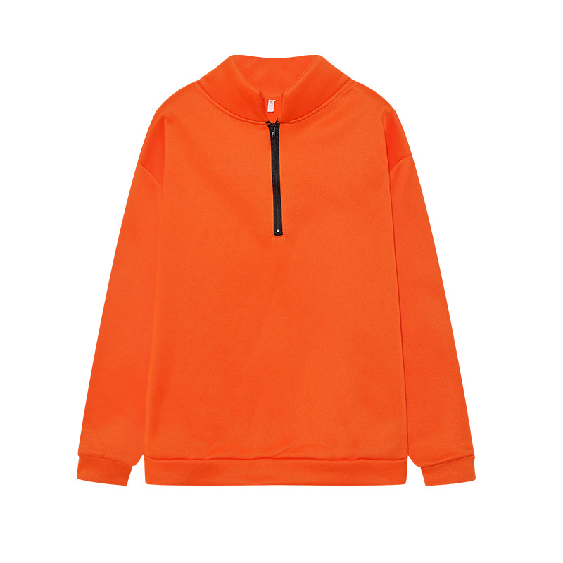 2023 Otoño e Invierno Nueva ropa de mujer europea y americana Amazon casual Top media cremallera pullover manga larga sudadera suéter mujeres