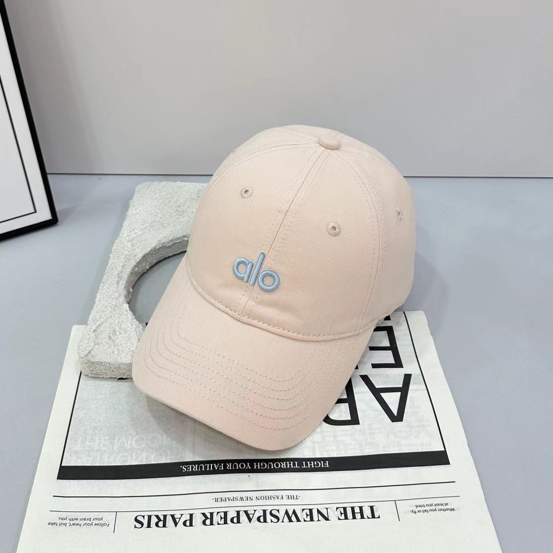 Estándar original alo nuevo sombrero de visera casual de techo duro modelos de pareja para hombres y mujeres sombrero de protección solar transpirable de todo fósforo