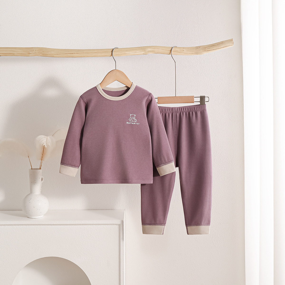 Baby Warm Set Grape Purple